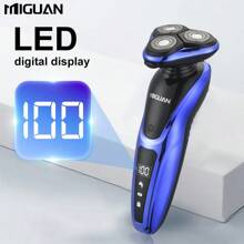 Kit eléctrico de acicalamiento multifunción 3 en 1 - Afeitadora, recortadora de nariz y rasuradora de patillas, con pantalla digital. Es conveniente para viajar y adecuado como regalo para amigos hombres. Capacidad de batería de 600 mAh
