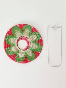 3pcs Red/Pink Strawberry Shaped Paper Lanterns, Party Decorations For Birthday, Festival, Hanging Lanterns