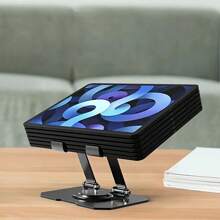 360 ° Rotating Tablet And Phone Metal Stand - Adjustable, Foldable, Portable Desktop Stand For IPad And Mobile Devices, Portable Small Tool Support | Modern Minimalist Stereoscopic Stand | Tablet Stand
