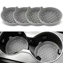Car Cup Coaster, Bling Cup Holder Insert Coasters,Universal Auto Non-Slip Cup Holder Embedded In Ornaments Silicone Coaster, Car Interior Accessories Mat Organizer Storage Box Travel.For Women Storage Organizer Travel Essentials Back To School Dormitory Storage