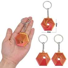 Breloc cu inel de decompresie hexagonal geometric imprimat 3D, vârfurile degetelor în formă geometrică se pot transforma și transforma liber jucărie de decompresie portabilă