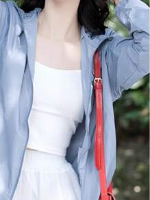 CAMEL CROWN Damen UPF 50+ Sonnenschutz UV-Jacke mit Reißverschluss Leichte Jacke Sport Workout Hoodie