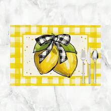 1pc/4pcs/6pcs Vintage Country Style Pattern Printed Linen Placemats, Suitable For Dining Table, All Season Home Decor, Modern Washable Tabletop Mats, Room Decoration, Placemats, Coasters, Kitchen Dining Mats, Party Supplies, Ideal Gift