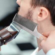 3 Pieces Metal Hair Comb, Stainless Steel Fine Cutting Hair Styling Hairdressing Salon Detangler Comb For Women And Men(Fine Cutting Comb) - Barber Comb - View 3