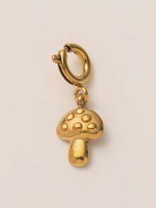 1pc Stainless Steel Cute Cartoon Cherry Cake Ice Cream Strawberry Cake Clover Pendant, Suitable For DIY Creative Necklaces, Bracelets, Earrings, Bag Chains, Keychains, Plated With 18K Gold, Waterproof And Sweat Proof, Suitable For Daily Use, Is A Creative Pendant For Wives, Mothers And Girlfriends - Multicolor - View 16