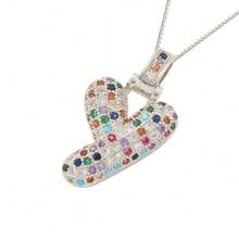 1pc A-Z Bubble Letter Fashion Gold Necklace, Suitable For Men And Women Everyday Wear