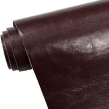 54inch Vintage Oil-Wax Self-Adhesive Leather Patch – Durable Peel And Stick Faux Leather Repair Tape For Sofa, Couch, Car Seat, Furniture, Dashboard, Notebook – Matte Finish, Easy To Cut, No Residue (Brown/Black)