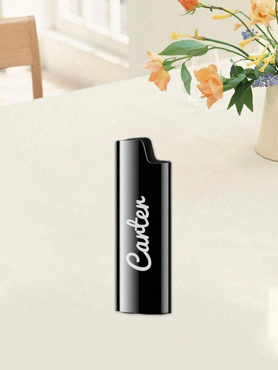 Niestandardowe 1PC grawerowane laserowo imię zapalniczki etui osłona spersonalizowane niestandardowe grawerowanie drużba ojciec prezent modny dla taty chłopak palacz urodziny BIC Mini J5, wielofunkcyjne, trwałe, szybko schnące, odporne na pleśń, wielokrotnego użytku, ozdobne, słodkie, stylowe, wykwintne, urocze, schludne, wysokiej jakości, nowoczesne, niestandardowe, spersonalizowane, wyjątkowe, idealne prezenty dla niego, idealne prezenty dla niej