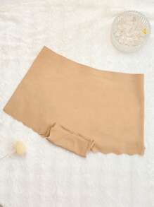 1 buc femei boxer chiloți Boyshort de siguranță chiloți fără sudură chiloți pantaloni scurți de mătase gheață respirabil moale piele-prietenoasă scurti chiloți confortabili lenjerie de vară pantaloni scurți lenjerie feminină