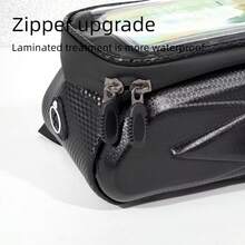 带 7 英寸触摸屏手机支架的自行车车架包、骑行配件、自行车存放包