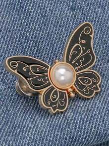 1Pair Butterfly Buckle Metal Waist Cincher, Adjustable Waist Fastener Clip Without Sewing, Pants Waist Reducer