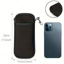 Custodia protettiva portatile per occhiali, adatta per riporre telefoni cellulari, cuffie, occhiali, carte bancarie e altri articoli, adatta per sport, attività all'aperto e conservazione portatile