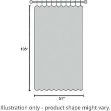 New  Crushed Voile Sheer Curtains For Living Room Rod Pocket Window Treatment Crinkle Sheer Curtains(2 Panels, 51" X 108", White) - 白色 51 寬 x 108 長(2 包) - 查看 8