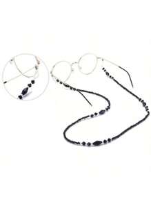 1 Pc Chichain Multi-Color Eyeglass Chain - Prevent Loss, Fashionable Ladies Eyeball Chains, Stylish Eyeglasses Accessories, Durable Eyeglass Strap, Eyeglass Cord