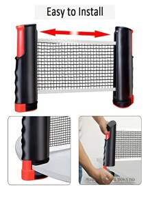 1 Set Rachete Ping Pong Portabile, Include Plasă Retractabilă, 2 Palete, 6 Mingi, Geantă de Depozitare cu Cordon - Fabricat din Material PVC, Set Rachete, Pentru Începători, Sporturi în Aer Liber pentru Adulți, Instrument de Antrenament, Set Rachete Ping Pong Elastice din Cauciuc cu Două Fațete, Potrivite pentru Camping, Picnic, Jocuri în Curte, Jocuri în Interior/Exterior - Cadou Ideal de Crăciun și Halloween pentru Familie, Prieteni, Frați, Vecini, Colegi, Profesori, Colegi de Clasă