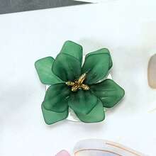 清新简约的 Ins 风格花朵手机气囊支架，带可伸缩纯色莲花桌面支撑架，方便携带，兼容 、Android 手机，生日、家人、朋友的礼物，推拉式手机握把、手机支架、手机配件 - 彩色 - 查看 10