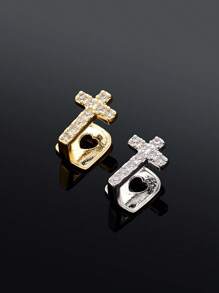 Gold Grills For Your Teeth Grillz For Women Teeth Men Gold Tooth Cap Grillz For Women Golden Tooth Jewelry Mouth Grills Men Hip Hop Outfits Custom Accessory Halloween Party Streetwear Punk Fashion Rap Culture Hip Hop Outfits