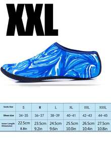 1 双游泳冲浪袜，海边沙滩鞋男女夏季潜水鞋速干防滑赤脚保护鞋，软底