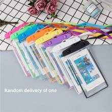 Bolsa impermeable para teléfono móvil, bolsa seca para rafting, buceo y natación, funda protectora para teléfono móvil para deportes acuáticos, playa y piscina, apta para teléfonos móviles de menos de 6 pulgadas, esenciales de playa, accesorios de playa, flotador de piscina