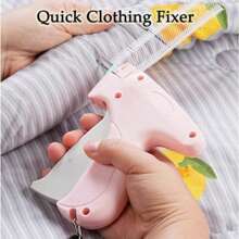 1 pieza Grapadora de ropa micro para puntada fina, pistola de etiquetas para ropa, mini grapadora de costura para acolchado y bajo rápido