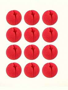 5pcs Sponge Clown Nose Red Nose, Carnival Decoration Stage Props, Soft Sponge For Magic Show And Costume Accessories, Adult Party Decoration, Role Play Masquerade Circus Costume Nose, Clown, Penny Wise, Carnival