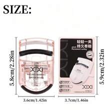 1pc Mini Portable Curling Eyelash Curler, Natural Sunflower Magnifying Eye Beauty Tool L, Suitable For Girls And Students, Makeup Artist To Use Beauty Eyelash Curler