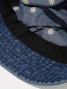 Pălăriile tip găleată cu broderie retro pentru femei, la modă, sunt potrivite pentru ieșirile zilnice ale femeilor, vacanțele de călătorie, sporturile în aer liber etc.