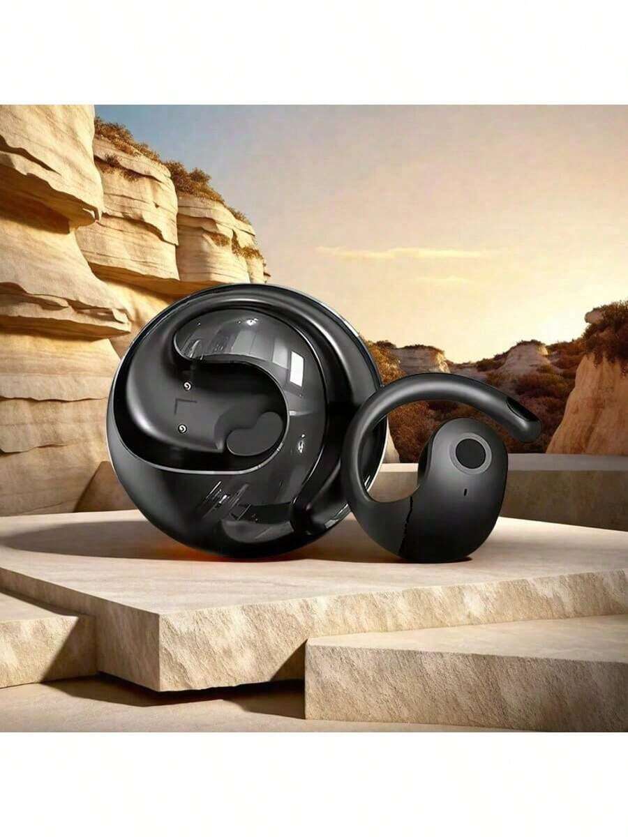 Nuevos audífonos inalámbricos BY01 OWS con Bluetooth, micrófono, sonido estéreo HiFi, audífonos deportivos con control táctil inteligente para teléfonos - Multicolor - Ver 1