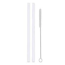 Replacement Straws Compatible With Stanley 14-40 Oz Tumblers, Reusable Long Straws With Straw Cleaning Covers, 12.2 "Plastic Straws For Cup And Bottle Accessories,School Supplies