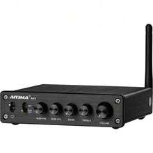 AIYIMA A03 TPA3116サブウーファーBluetoothアンプHiFi TPA3116D2 2.1チャンネルデジタルオーディオアンプ50W * 2 + 100W DC12-24V - 1 - チェックする 1