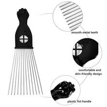 Combs - 3 Pack Metal Hair Comb - View 7