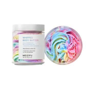 Manteca corporal batida, infundida con manteca de karité y aceite de oliva, altamente hidratante, calmante para la piel corporal y nutritiva para las cuatro estaciones, para todo tipo de piel