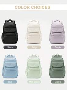 New School Backpack, Laptop Backpack Fits 14-15.6 Inch Notebook For Girl Boy, Lightweight Durable School Bookbag, Water Resistant Schoolbag Book Bag