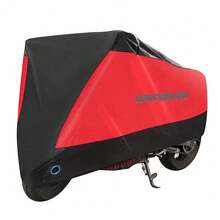 1Pc Red Black Motorcycle Cover Motocross Riding SunProof Dustproof Windproof Moto Waterproof Rain Cover Motorbike Cover Lock Hole And Storage Bag All Year Round Cycling Accessories - Multicolor - View 28