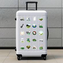 50 piezas Pegatinas de golf Pegatinas vinílicas estéticas para scrapbooking, diario, portátil, parachoques, monopatín, botella de agua, computadora, teléfono, dibujos animados, casco duro, pegatinas y calcomanías para automóvil