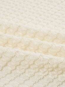 秋季新款大码时尚优雅纯色女V领纽扣针织开衫，适合初秋休闲街头穿搭 - 米色 - 查看 7