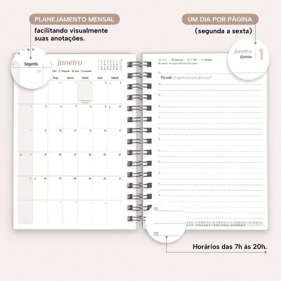 iscool Agenda Capa Dura - Visão 1