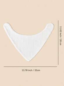 1pc Embroidered Text Custom Baby Bibs, Soft Pure Cotton, Absorbent & Breathable, Suitable For Newborns, Boys & Girls, Great Newborn Gift,Baby,Looks Of Party,Soft, Adjustable, Stain & Leakage Resistant Bibs, Personalized Gifts For Baby Boys & Girls,Baby Accessories, Mother Gifts, Bandana Bibs - Baby Blue - View 5
