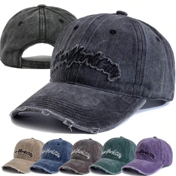 JZML 1pc Unisex Embroidered Casual Baseball Cap, Suitable For Everyday, Outing, Travel & Dating