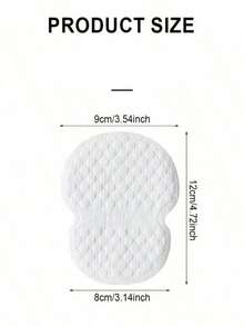 1片/10片/30片/50片一次性无纺布腋下吸汗垫套装，简约白色吸汗垫，有效持久止汗，隐形 - 均碼 - 查看 9