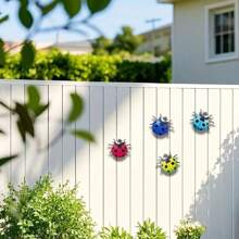4pcs Metal Ladybug Garden Decor, Vibrant Home Accents Suitable For Indoor And Outdoor Spaces, Yard Art, Living Room, Nursery Decoration, Insect Outdoor Crafts, Wall Decor, Festival Decoration, Home Decoration, Office Decoration, Yard Decoration, Theme Party Supplies