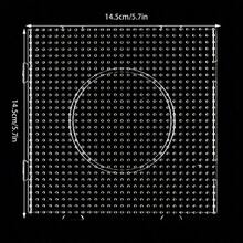 5mm Perler Bead Fuse Beads Board, Large Square Pegboard And Small Square Pegboards, Fuse Beads Nail Board Kit, Ironing Beads Board, Plastic Fuse Beads Transparent Nail Board Kit, DIY Template, Jewelry Making, Crafts Accessories