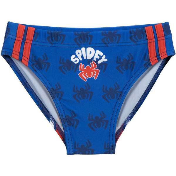  Marvel Swim Briefs For Boys - Comfortable, Stretchy, Quick-Drying Swim Trunks With Original And Exclusive Spiderman And Spidey Designs - Tight-Fitting Swim Briefs With Flat Seams, Ideal For Summer, Beach, Or Pool