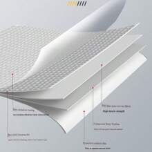 1pc Butyl Waterproof Tape, Roof Leak Repair, Waterproof, High Adhesive Self-Adhesive, Aluminum Foil Waterproof Roll Material, High Temperature Resistant Pipe Wall Leak Sealing Sticker, Super Adhesive Pipe Fixing Tape, For Repair Leaks And Plumbing Projects