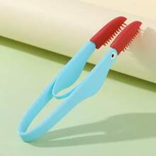 1 set de brosse pour les yeux d'animal de compagnie avec caoutchouc doux, 1 brosse pour enlever les taches de larmes d'animal de compagnie avec manche, brosse facile à utiliser pour enlever la saleté des yeux, convient pour les chats et les petits chiens