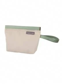 1pc Compact Makeup Pouch, Fashionable & Minimalist, Convenient Carry-On Cosmetic Bag For Travel, Home Storage