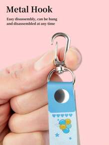 Custom PU Leather Keychain,Personalized Keyring Gift For Back To School Gifts For Kids,Boy Girl Valentine's Day Gifts Unique Gift For Boyfriend Girlfriend Husband Wife Her/Him, Ideal For Birthdays, Anniversaries, Valentine's Day,Children's School Bag Decorations