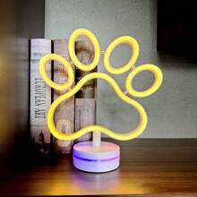 1 pièce Enseigne au néon tête de vache rose 11x10x0,7 po environ 28x25,5x1,8 cm Lumière décorative à LED, alimentée par batterie ou USB (flamme, nuage, éclair, pont arc-en-ciel) Lumière néon pour bureau ou décoration murale, toile de fond pour diffusion en direct d'influenceur, convient pour la chambre, la maison, les fêtes, les anniversaires, les demandes en mariage, la Saint-Valentin, la Fête des mères, la décoration de Noël