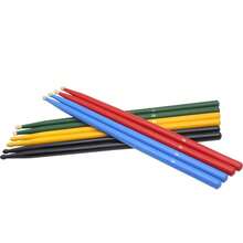 1 par de baquetas de arce profesionales de 16", mazos de madera de alta densidad con diseño de agarre antideslizante para instrumentos de percusión de jazz/rock - Multicolor - Ver 5