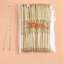 100 Stücke/50 Stücke/30 Stücke/20 Stücke Damen einfache Mode Straßenmode niedlich elegant praktisch Legierung 6cm/2,36 Zoll schwarz/braun/gold Metall U-förmige Haarklammern geeignet für Damen Alltagsfrisur Dekoration Bad Sport Haarklammern, Haarspangen, Haarclips, Haarzubehör - Verschiedenfarbig - Übersicht 13